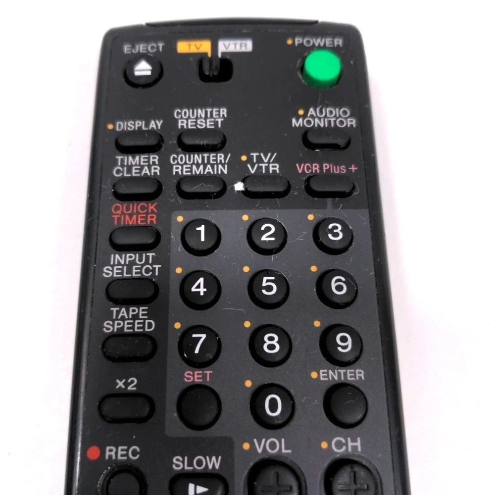 Vtg 1997 Sony RMT-V202A Remote Control SLV-775HF 4-Head Hi-Fi Stereo VHS VCR OEM